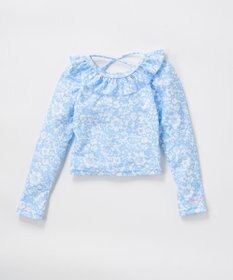 OP／FILA 【marie claire ENFANTS】フリル襟付き長袖ラッシュガード型水着