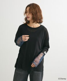 Green Parks ナイトメア／袖シアーＴシャツ