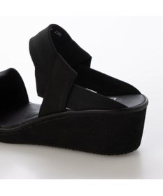 MODE ET JACOMO <D'ICI>ストレッチクロスウェッジサンダル