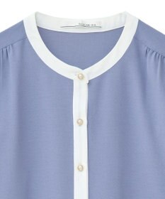 Green Parks ・ＥＬＥＮＣＡＲＥ　ＤＵＥ　バイカラーブラウス