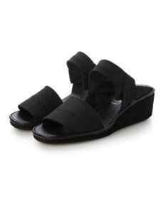 MODE ET JACOMO <D'ICI>ストレッチクロスウェッジサンダル