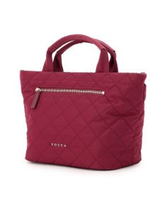 TOCCA TRACE PAVE FASTENER TOTE ナイロンキルトバッグ