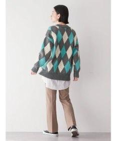 AMERICAN HOLIC バイパチアーガイルニットプルオーバー