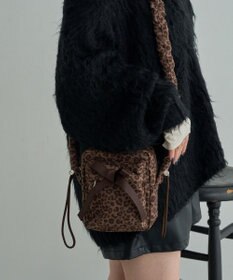 WEGO リボンギャザーミニショルダー