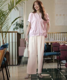 ANY SIS L 【美ライン大人T】裾タックゆる プルオーバー