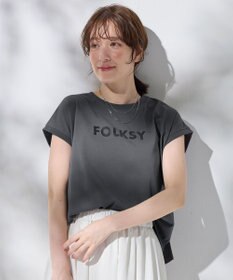 ANY グリッタープリントロゴＴシャツ