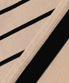 23区 S 【洗える】ランダムボーダー フレンチスリーブ カットソー