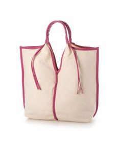 UNBILLION perche コットン×牛革付属トートバッグ L