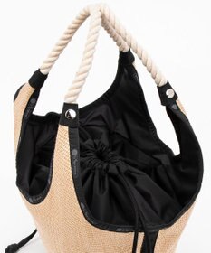 LeSportsac LG DIAMOND TOTE/ブラックラフィア