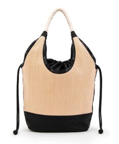 LeSportsac LG DIAMOND TOTE/ブラックラフィア