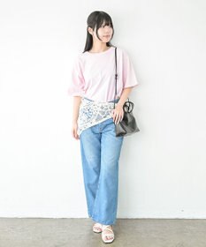 caqu Linen sagging baggy バギーシルエットリネンデニム