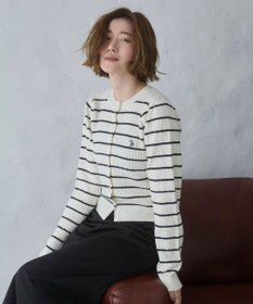 WEGO 【26年春新作】別注USPOLOケーブルニットカーデ