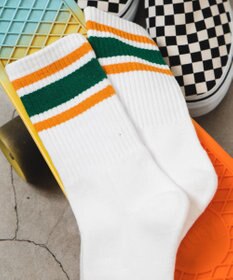 WEGO 底パイルラインソックス