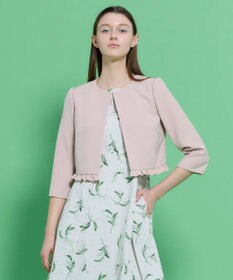 TOCCA FRILL CHORUS BOLERO ボレロ ピンク系