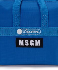 LeSportsac MSGM MICRO WEEKENDER/マイクロブルー