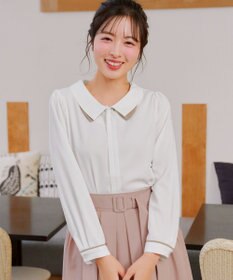 Tiaclasse レイヤードカラーブラウス