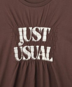 earth music&ecology シャーリングロゴTシャツ