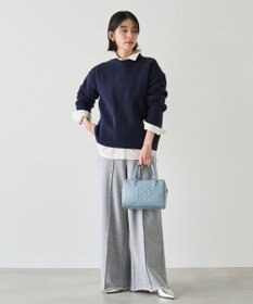 russet 《composition》レザー2WAYミニボストンバッグ(CE-1684)