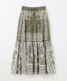 GRACE CONTINENTAL バンダナティアードスカート