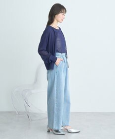 earth music&ecology ＳＥＴ２点シアーニットプルオーバー＋カーディガン