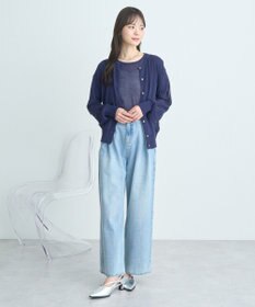 earth music&ecology ＳＥＴ２点シアーニットプルオーバー＋カーディガン