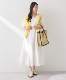 earth music&ecology ＳＥＴ２点シアーニットプルオーバー＋カーディガン