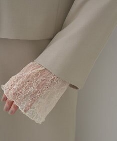 YECCA VECCA 袖レースシアートップス