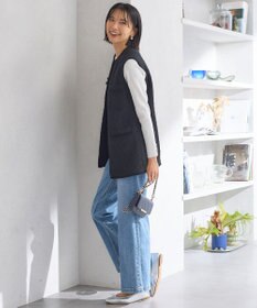 23区 ポーチ付 キャンバス トートバッグ