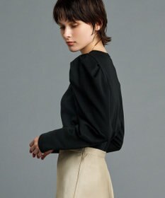 uncrave 【UVケア・接触冷感】ダブルフェイスジャージー ボリュームスリーブ カットソー(長袖)（uncrave STANDARD）