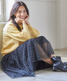 ANY 【洗濯機可能/8色展開】ハッピーカラーニット