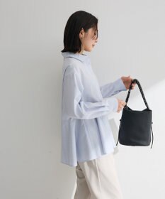 Green Parks スウィッチングペプラムシャツ
