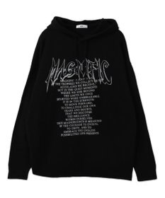 WEGO グラフィックプリントニットパーカー