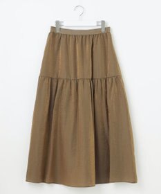 自由区 【洗える】ブライトシアーシャンブレー スカート