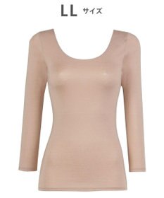 WACOAL あったかインナー 「天綿」を使用 しなやかでやわらかい あたたかくムレにくい 8分袖 長袖 【ふんわりあったか】 レディース CLD382 /ワコール