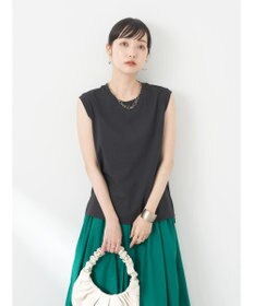 earth music&ecology ノースリーブカットソー（汗じみ防止）