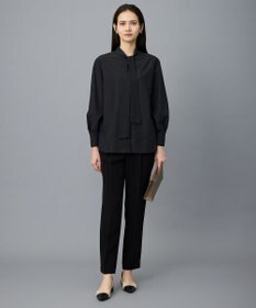 自由区 L 【カタログ掲載】ナチュラルタッチボウタイ ブラウス