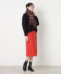 MOONBAT WEB限定【洗える】ミエル (miel) カシミヤ100％ チェックストール