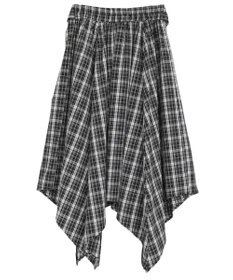 earth music&ecology イレヘムチェックシャツスカート