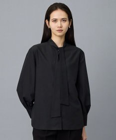 自由区 L 【カタログ掲載】ナチュラルタッチボウタイ ブラウス