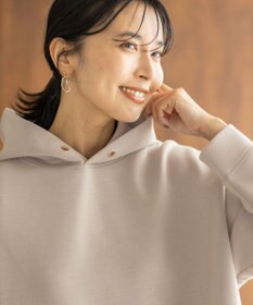 ANY L 【洗濯機可】クロップド丈ダンボールパーカー