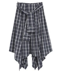 earth music&ecology イレヘムチェックシャツスカート