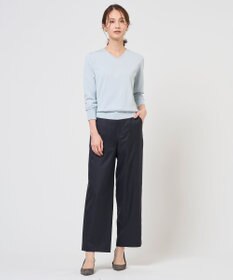 J.PRESS LADIES L HIGH GAUGE BASIC Vネック ニット