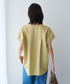 YECCA VECCA 【マシンウォッシャブル】サラサラスキッパーブラウス