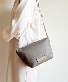 Hekhèr Le Style de Vie 新型追加【日本製 / 汚れにくい】PUコートコットンキャンバス×牛革付属 ショルダーバッグ