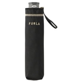 MOONBAT FURLA 晴雨兼用日傘 折りたたみ傘 ジッパー刺繍 ／遮光 遮熱 UV