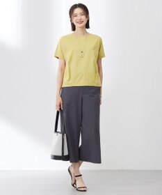 J.PRESS LADIES マーブルオーバルネックレス