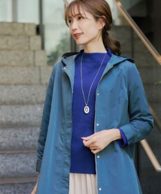 Tiaclasse 【洗える】モックネックジャガードニットプルオーバー