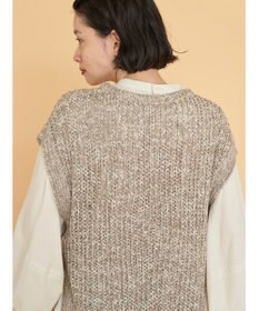 AMERICAN HOLIC ＳＥＴ　ボリュームスリーブシャツ＋ニットベスト