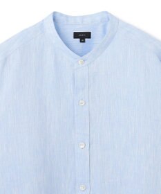 JOSEPH HOMME ノルマンディリネントロピカル　バンドカラーシャツ