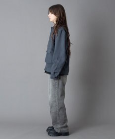 WEGO 【ユニセックス着用ITEM】ダブルポケットショートジャケット